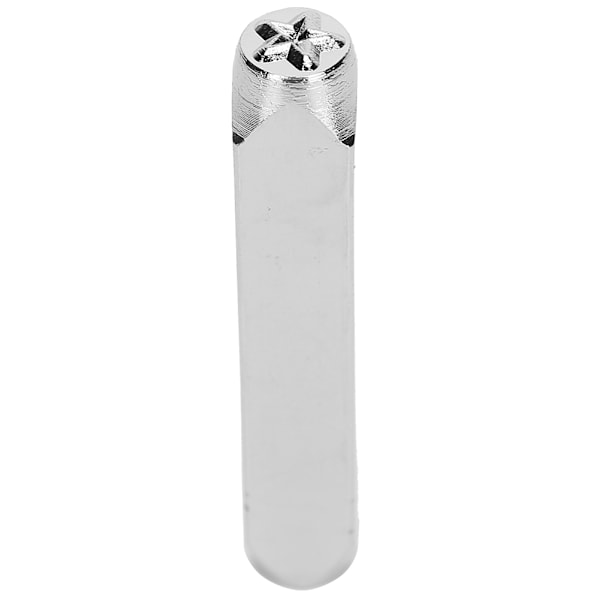 6mm 1/4\" Metallhåndstansingsdesign-stempelverktøy for DIY-smykkeutskjæring og håndverk - Femspiss stjerne