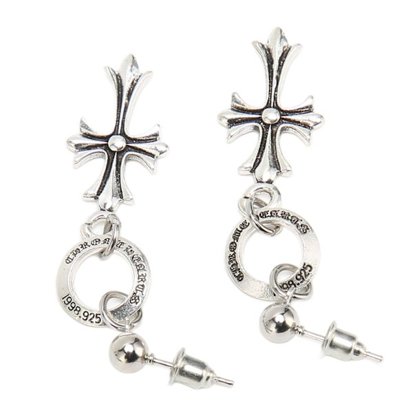 Korsørring Hypoallergen Minimalistisk Kors Dangle Drop Øreringe til Kvinder Daglig Brug