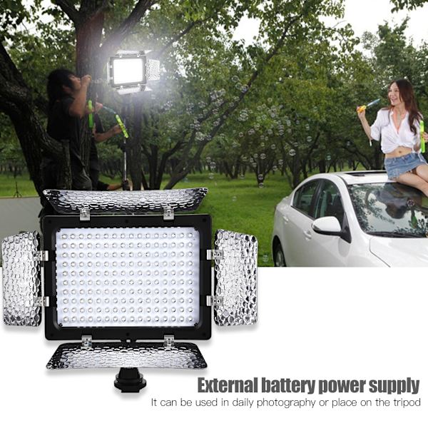 LED-videovalopaneeli DSLR-kameralle ja -videokameralle - W160, 6000K