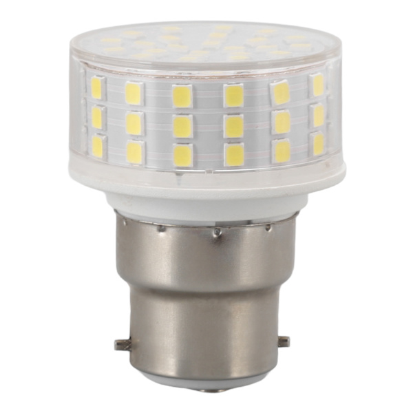 B22 LED Majslampe ABS 10W 1000LM Flimmerfri Energibesparende Lys til Loftbordskab AC 85‑265V Hvidt Lys