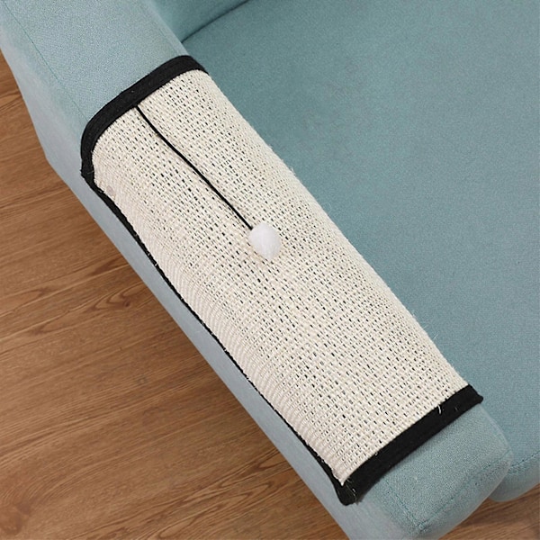 Kradsemåtte, Kattekradsemåtte, Sisal Kattekradsebræt, Sofabeskyttelse Sisal Måtte Kradse Zekai Neglemodel 2 stk-42x30cm