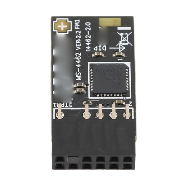 TPM2.0-modul TPM SPI 12-stifts krypteringsmodul med SLB 9672 för MSI-moderkort för Windows 10 11