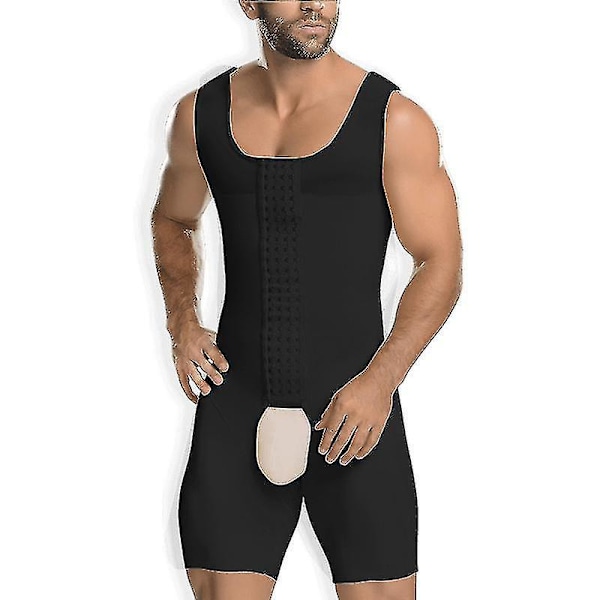 Helkroppskompressionskläder för män - Svart, 4XL