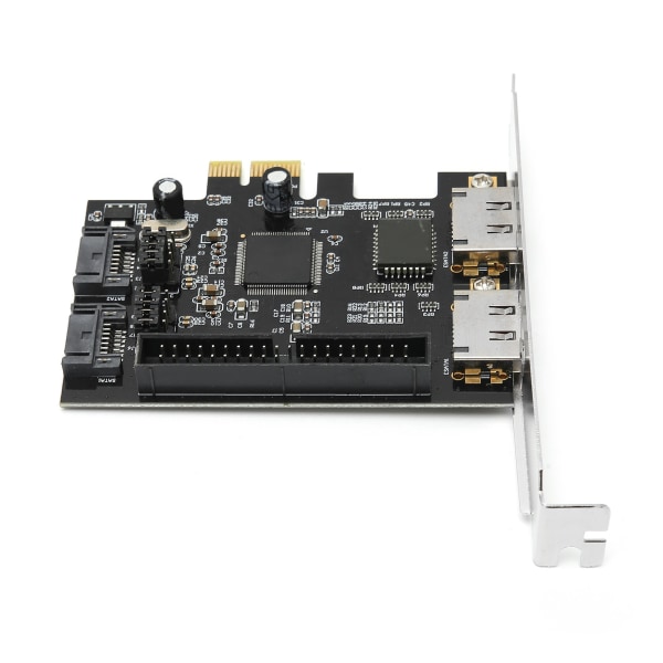 Adapterkort PCIe til SATA ESATA IDE PCB Network Converter Datamaskinvare med driver-CD