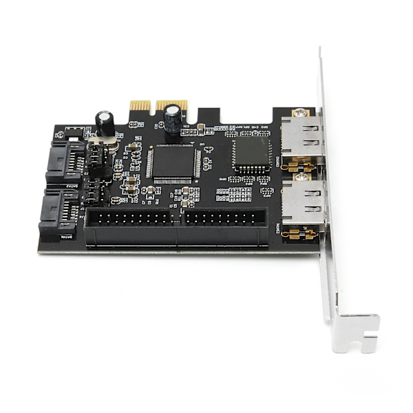 Adapterkort PCIe till SATA ESATA IDE PCB Network Converter Datorhårdvara med drivrutins-cd