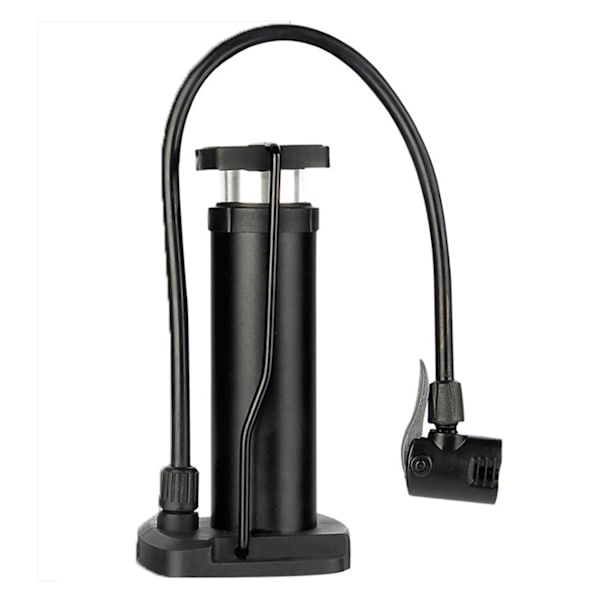 Høytrykks sykkelpumpe, bærbar minipumpe for husholdning, til terrengsykkel, elektrisk sykkel, basketball, svart, standard