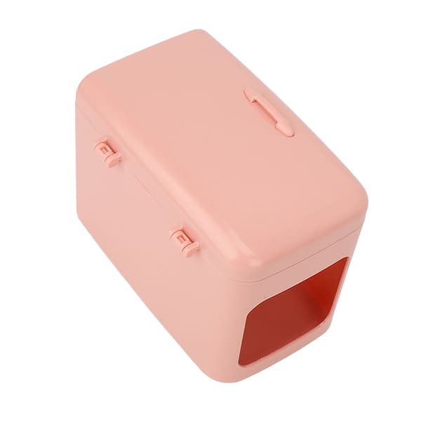 Makeup Børste Opbevaringsboks Mini Plast Kosmetik Vat Container Køleskabsform