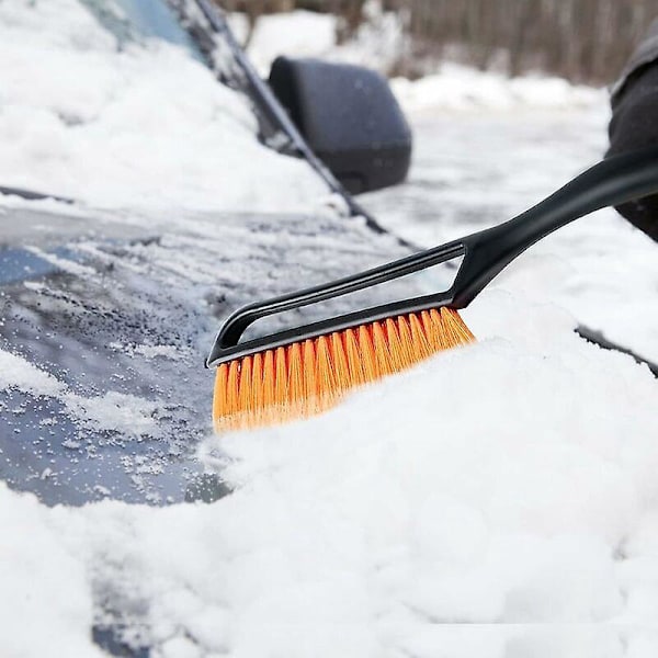 Autonpuhdistustyökalusarja Pesuharja Pölyharja Lumiharja Irrotettava Auton Ikkunalasta 2 in 1 Vaahtomuovikahva Jäänestolasta Pyyhkäise Siitepöly Tuulilasi Tai
