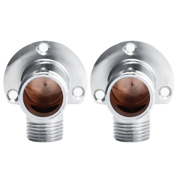 Inlopp G1/2 Utlopp G3/4 Väggmonterad Duschhuvud Kran Adapter Badrumstillbehör