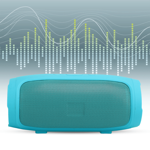 Bluetooth Music Speaker Outdoor Poratble Stereo HIFI høyttalerboks med dobbelt horn