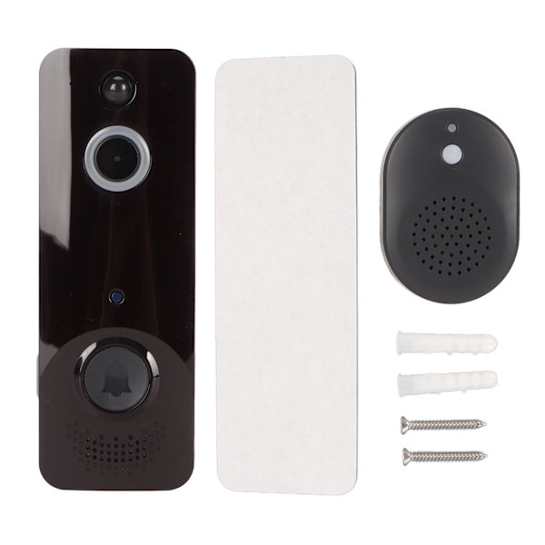 Video Dörrklocka 2 Vägs Ljud HD Video Natt Vision Dörrklocka Kamera Trådlös Smart WiFi Video Dörrklocka Inomhus Utomhus Övervakning