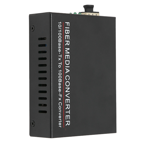 Fiber Transceiver Holdbar TBC‑MC3300E‑SFP 100M SFP RJ45 Fiberoptisk Router 100‑240VUK Plugg