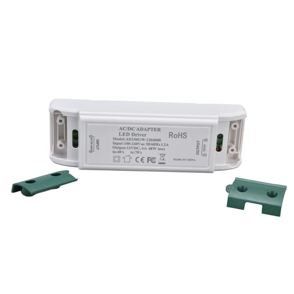 LED-strømdriver 12V DC 48W 4A konstant strømspændingsadapter 12V LED-strømtransformator AC100-240V