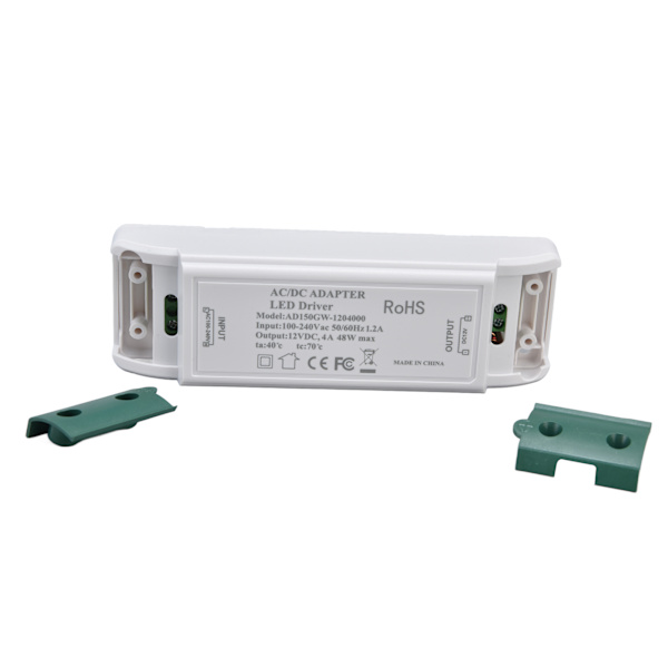 LED strømdriver 12V DC 48W 4A konstant strømspenningsadapter 12V LED strømtransformator AC100‑240V