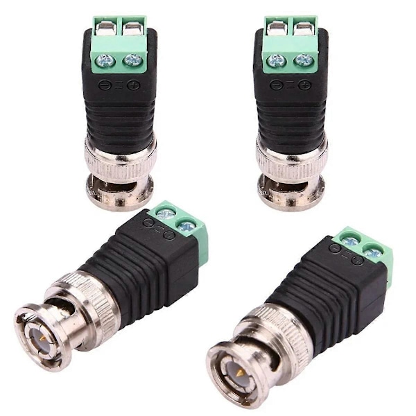 BNC Hane Balun Kontakt 20st Koaxial Cat5 till BNC Hane Kontakt