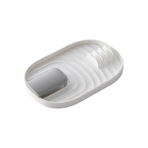 4 stk. Foldbar Grydelågsholder (hvid) Zekai