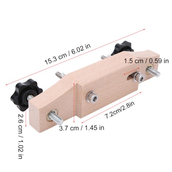 Ahorn Guitar Bridge Klemme Folk Klassisk Guitar Bridge Udskiftning Luthier Værktøjer