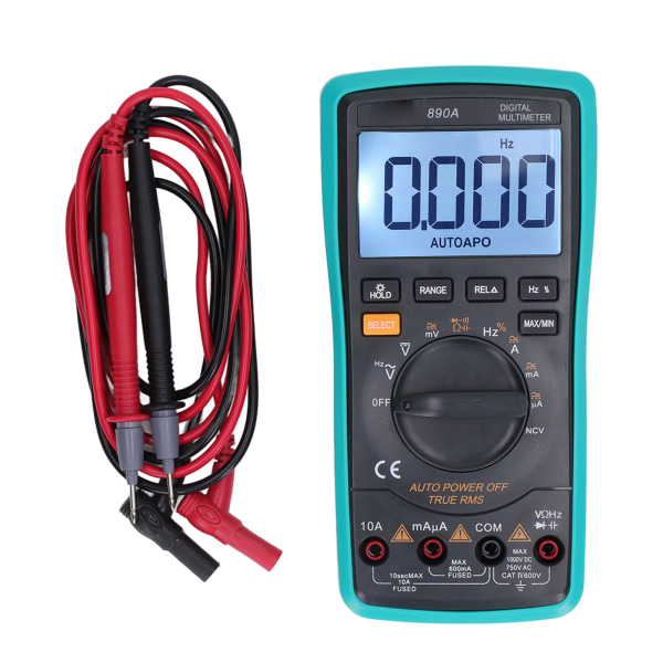 Multimeter Digital Display Electrical Voltmeter Tester Ammeter Tool for Measurement