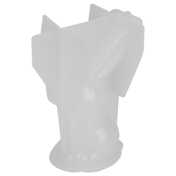 3D Langørede Kaniner Form Harpiks Støbeforme 3D Dyre Silikoneform til Dekoration