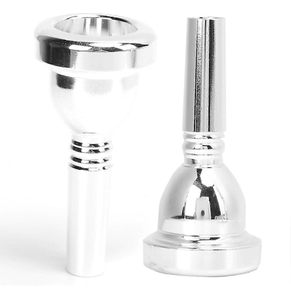 Pasuunan Suukappale Tenori Iso Varsi Metallinen Suukappale 12.7mm 5G Lisävaruste Korvaava TR?03Hopea