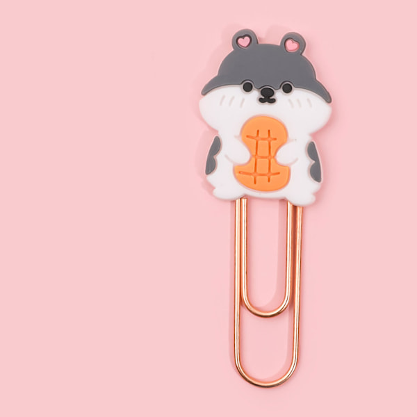 Söpö sarjakuva metallitoimistoleikkeet hamsteri Hamster