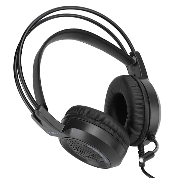 V2000 3,5 mm stereoheadset med støjreducerende mikrofon til pc, tablet og mobiltelefon på kontoret