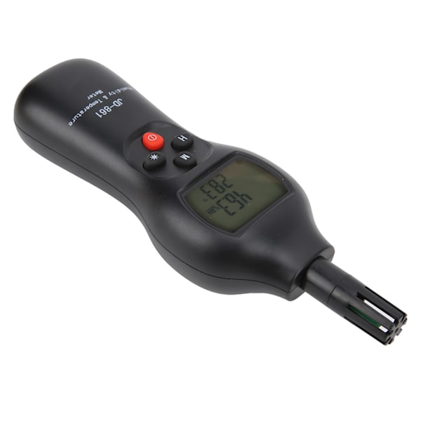 JD‑861 Temperatur- og fugtighedsmåler, bærbar digital skærm, multifunktionelt måleinstrument