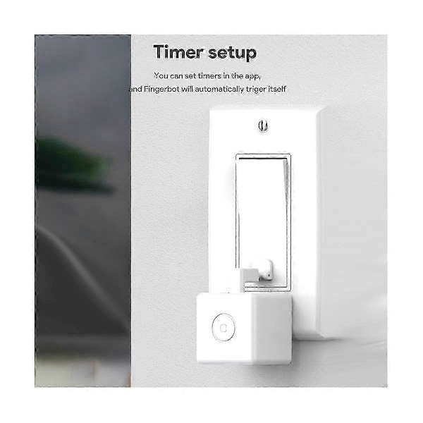 TUYA Smart Fingerbot Plus Zigbee -kytkinrobotti, painike, älykäs koti, Smart Life -sovellus, ääniohjaus sovelluksella