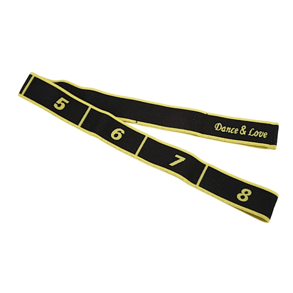 Stretchbandövning Funktion Elastisk Flexibel Polyester Bomullsmaterial DIY Kombination Använd Stretching Verktyg för BarnGul