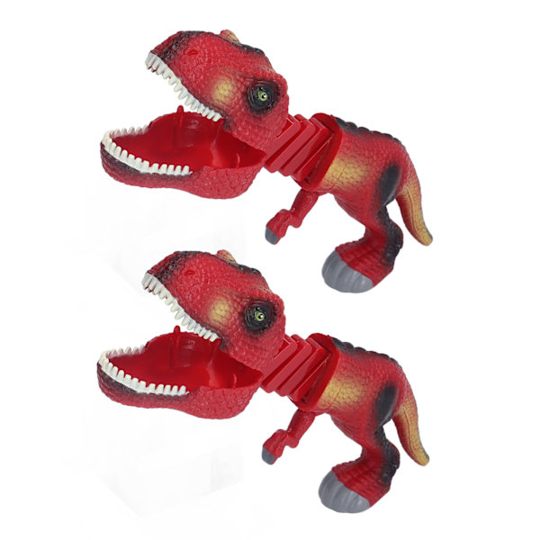 Dinosaurleketøy Nyhet Inntrekkbar Dinosaur Tricky Modell Dekompresjon Bite Finger Toy