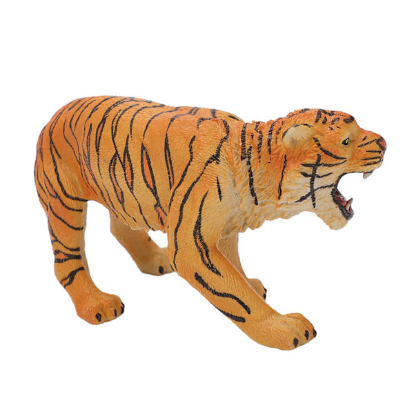 Tiger Figurine Vildt Dyr Plast Simulation Tiger Model til Børn Gave Hjemmekontor Dekoration
