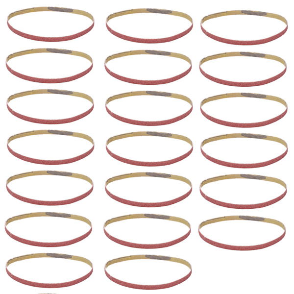 20 stk. sandpapirbånd slibende slibeværktøj til udskiftning af slibemaskine 330x10mm60#