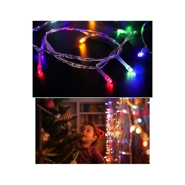 Net String Lights, 192 LED Net Lights 3M x 2M, 8 Modes, Vandtæt, Dæmpbar til Soveværelse, Jul, Bryllup, Fest, Hjem, Have, Farve