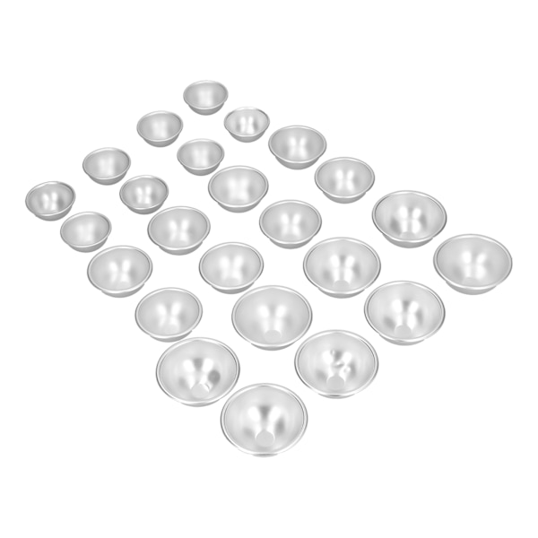 DIY aluminiumslegering badesaltkugleforme letvægts husholdningsismodel kagebageformsæt#24