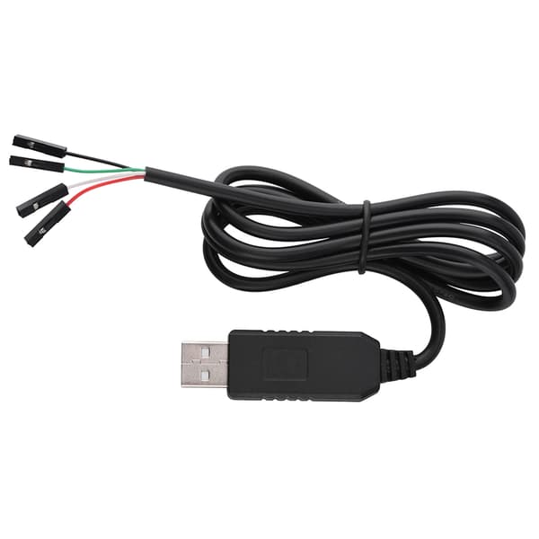 PL2303HX RS232 Oppgradert omformer USB til COM/TTL seriell adapter STC nedlastingskabel