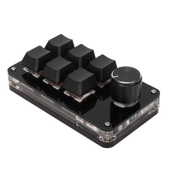 Tastatur med 6 taster Rød bryter Full-tast Custom Plug and Play Hot Swappable Mini Portable Keypad