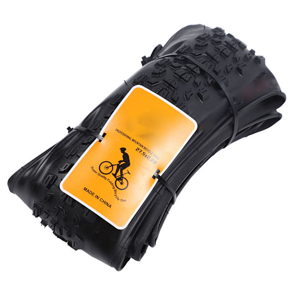 27,5x2,20 Cykelytter Ytterdäck Gummi Anti Slip Mountain Road Bike Fällbart Däck Byte för Cykling Svart