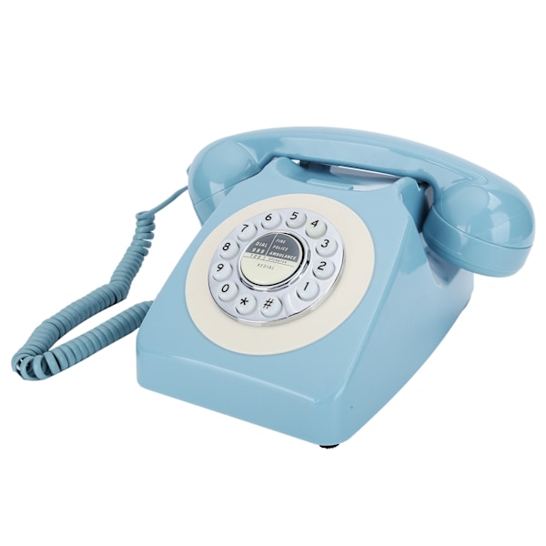 CTN8019 Push Rotary Dial Desk Telephone Single Line Corded Phone för hemmakontor