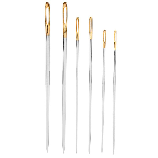 6 st 5,7/6,2/6,9 cm set Hushållsreparationskläder Handstickat nålsats