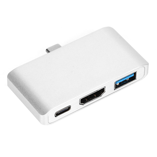 3-i-1-adapter Type-C-hub med PD-oplader HDMI-interface til OS X-telefoner og -tablets