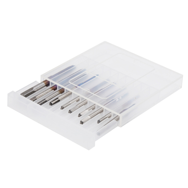 10 kpl Kierretappisarja Suora huilu set M1 M1.2 M1.4 M1.6 M1.7 M1.8 M2 M2.5 M3 M3.5