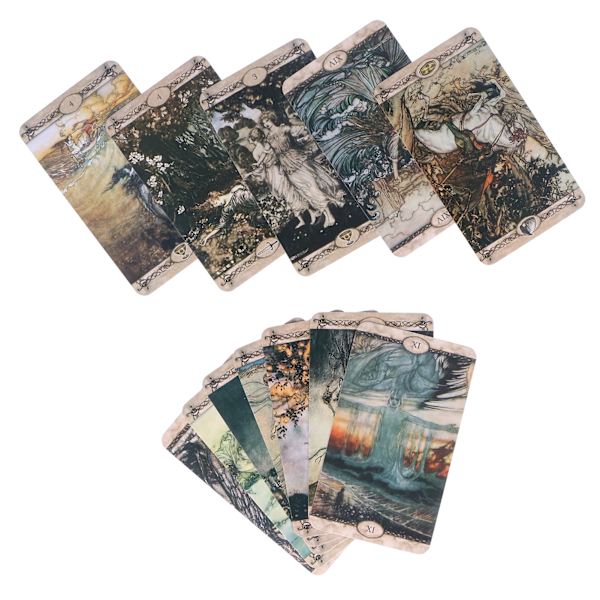Hologram Paper Divination Playing Cards Tarot Cards Entertainment Board Game English Version