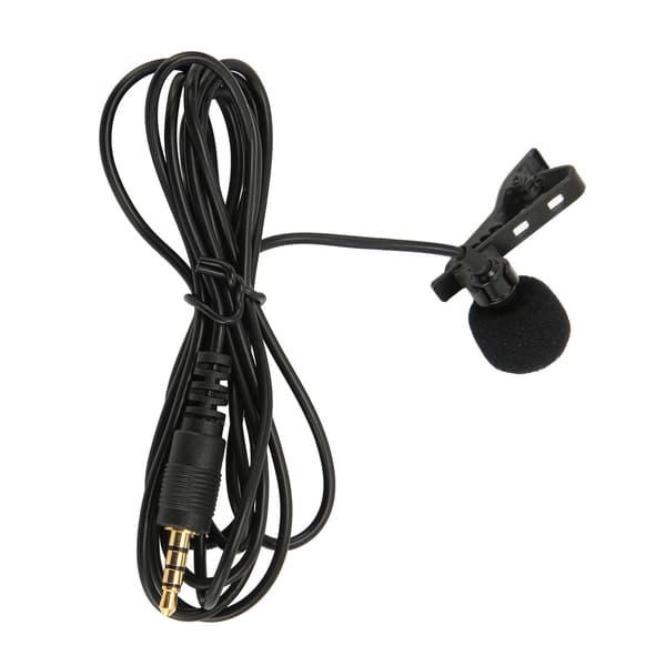 Lavalier Lapel Mikrofon Profesjonell Støyreduserende Clip On Lapel Mic for Podkasting Innspilling Vlogging