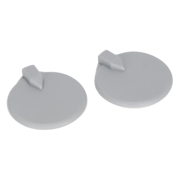 2 stk 65 mm / 2,56 tommer diameter elektrodeputer runde silikonputer for elektrisk TENS slanketerapimaskin