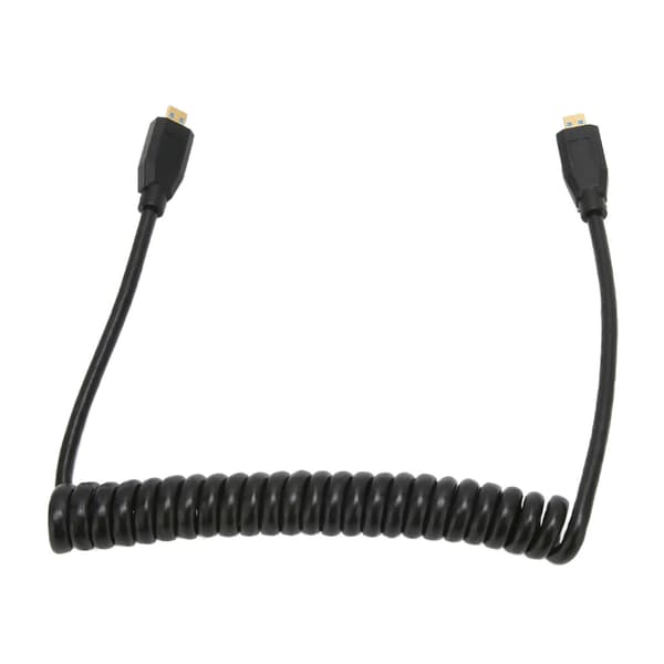 Micro HD Multimedia Interface Kabel Han til Han 8K 60Hz Spiralkabel til HDTV Digitalkamera Tablet