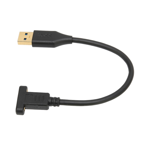 20cm kullattu 5 Gbps:n nopeuden datakaapeli Kestävä PVC USB 3.0 uros - tyyppi C naaraskytkinjohto