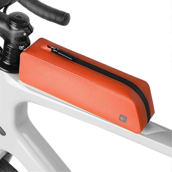 Rhinowalk Cykelrammetaske Vandtæt Cykel Frontrør Taske Orange