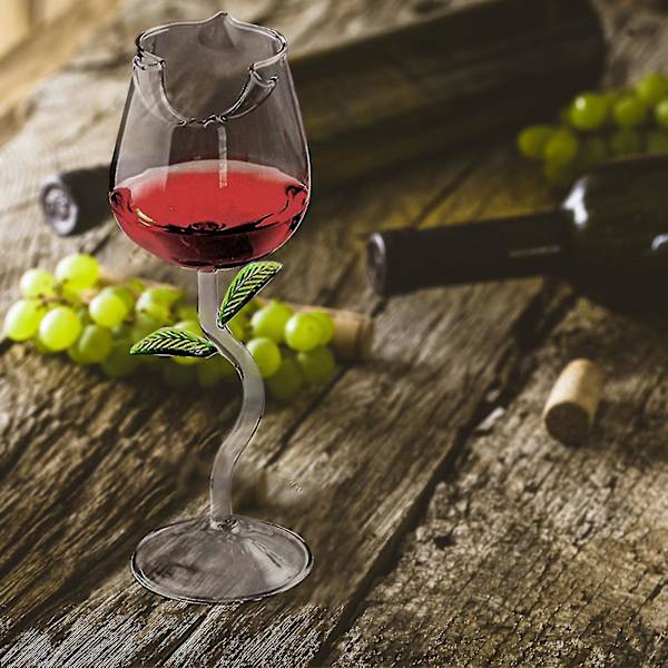 Elegante vinglass i roseform for fester, bryllup og valentinsdag - Holdbart og kreativt gjennomsiktig drikkeglass (150 ml) 150 ml grønn