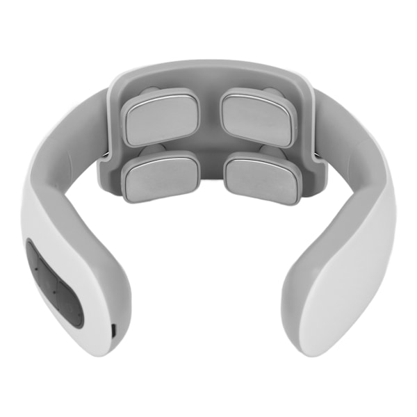 Elektrisk Puls Nack Massager Intelligent Voice 4 Head 6 Lägen Knådning Pulse Shoulder Massager