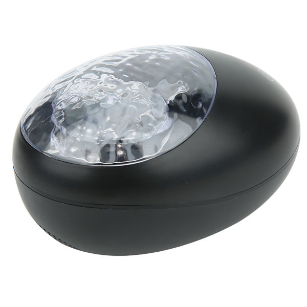 Farverig Lucky Stone Projektionslys Support til Bluetooth Fjernbetjening Natlys
